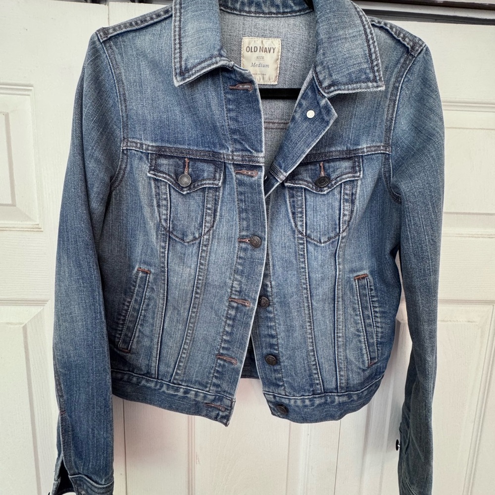 Old Navy Blue Jean Jacket Classic Denim Style